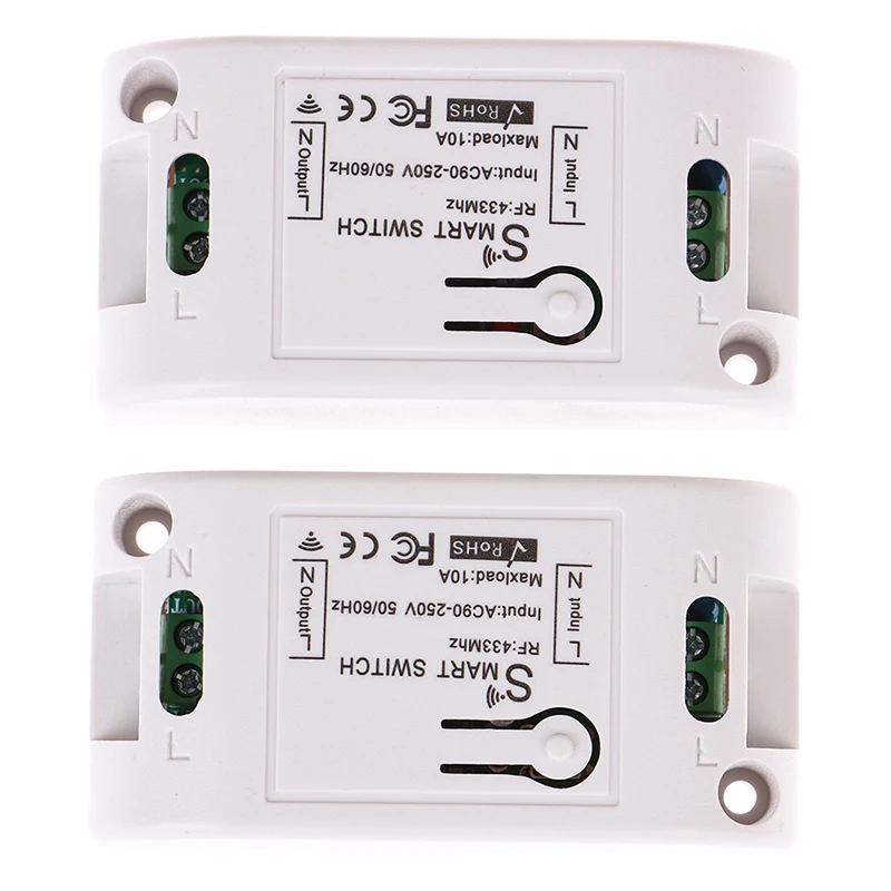 Interruptor inteligente RF de 433 Mhz, receptor RF inalámbrico, temporizador de relé, Control remoto para teléfono, Control Dual, interruptor multiinalámbrico