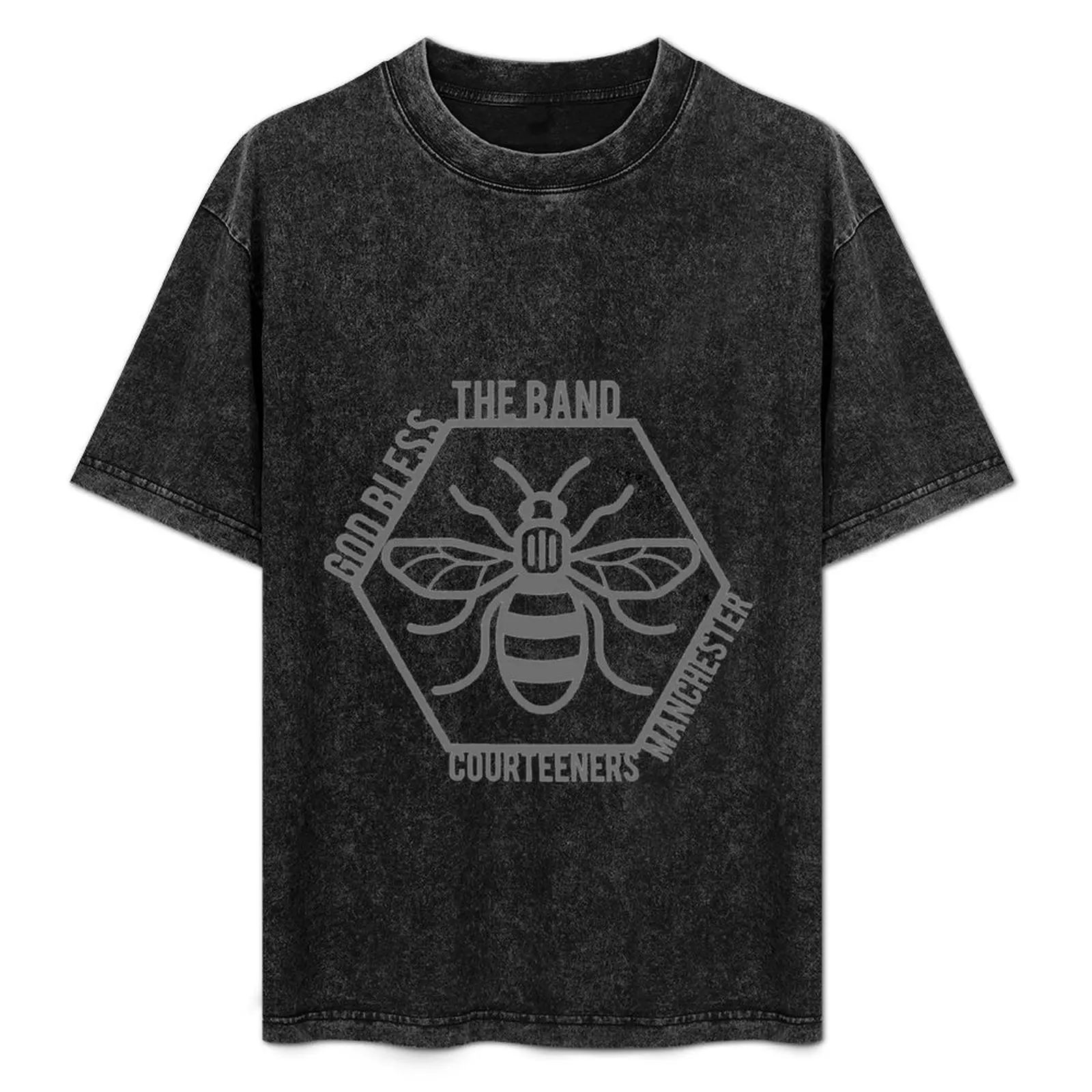 

Courteeners God Bless The Band Manchester Bee T-Shirt Sweat Absorbing Sports Tee Shirt