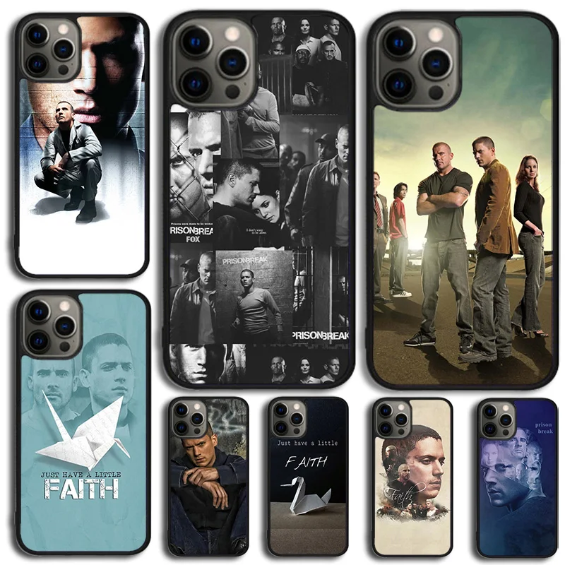 Prison Break Phone Case For iPhone 14 15 16 13 12 Mini Max Cover For Apple iPhone 11 Pro Max 6 8 7 Plus SE2020 Coque