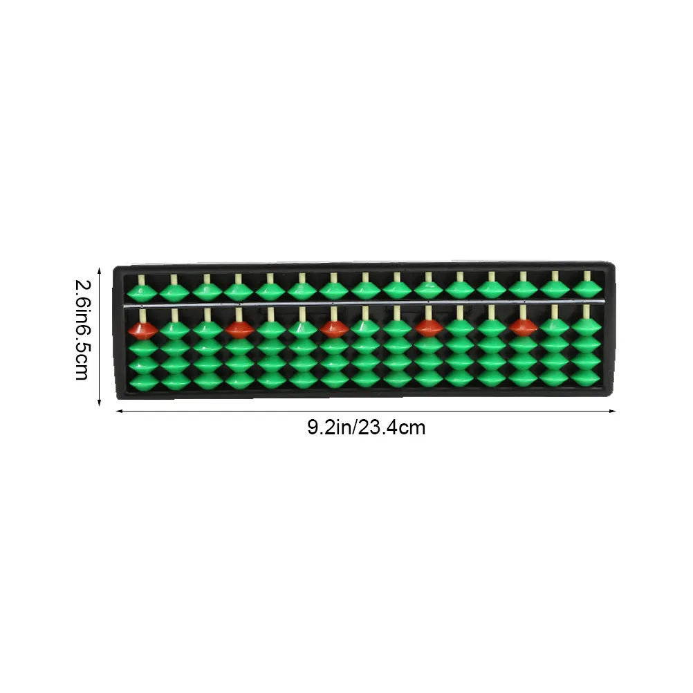 2Pcs Kids Abacus for Mental Arithmetic Training Early Education Math Tool Fine Polished Rounded Edges Compact Size School Supply
