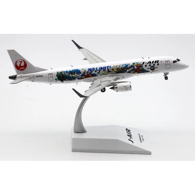 SA2007 Alloy Collectible Plane Gift JC Wings 1:200 J-Air Embraer 190-100STD Diecast Aircraft Jet Model JA252J With Stand