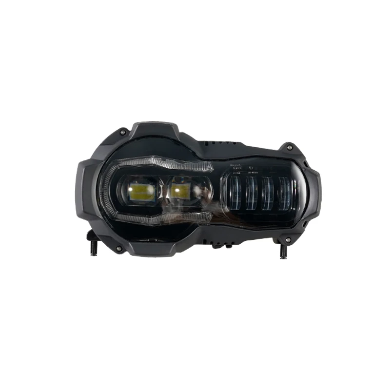 Yongjin LED Hi/Lo Light Black Head Lamp For BMW R1200 GS ADV Adventure 2011+