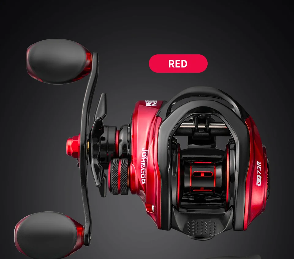Baitcasting Angelrollen Max Drag 8 kg Ultraleichte Castingrolle Angelrolle für Bass Pike Fishing Tackle – Detail 2