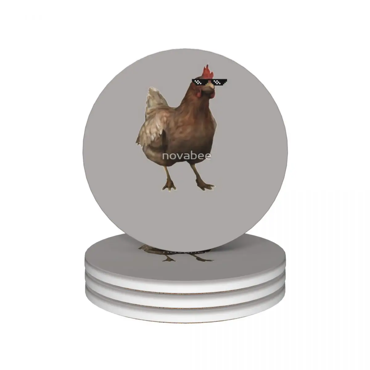 Керамические подставки для курицы CS GO Thug Life, принадлежности для кухонного бара (4 шт. в упаковке)