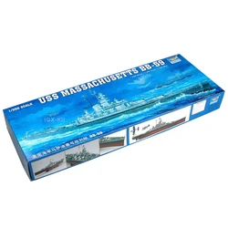 Trumpeter 05306 1/350 USS BB-59 Massachusetts Battleship Military Ship Assembly Plastic Toy Model Building Kit