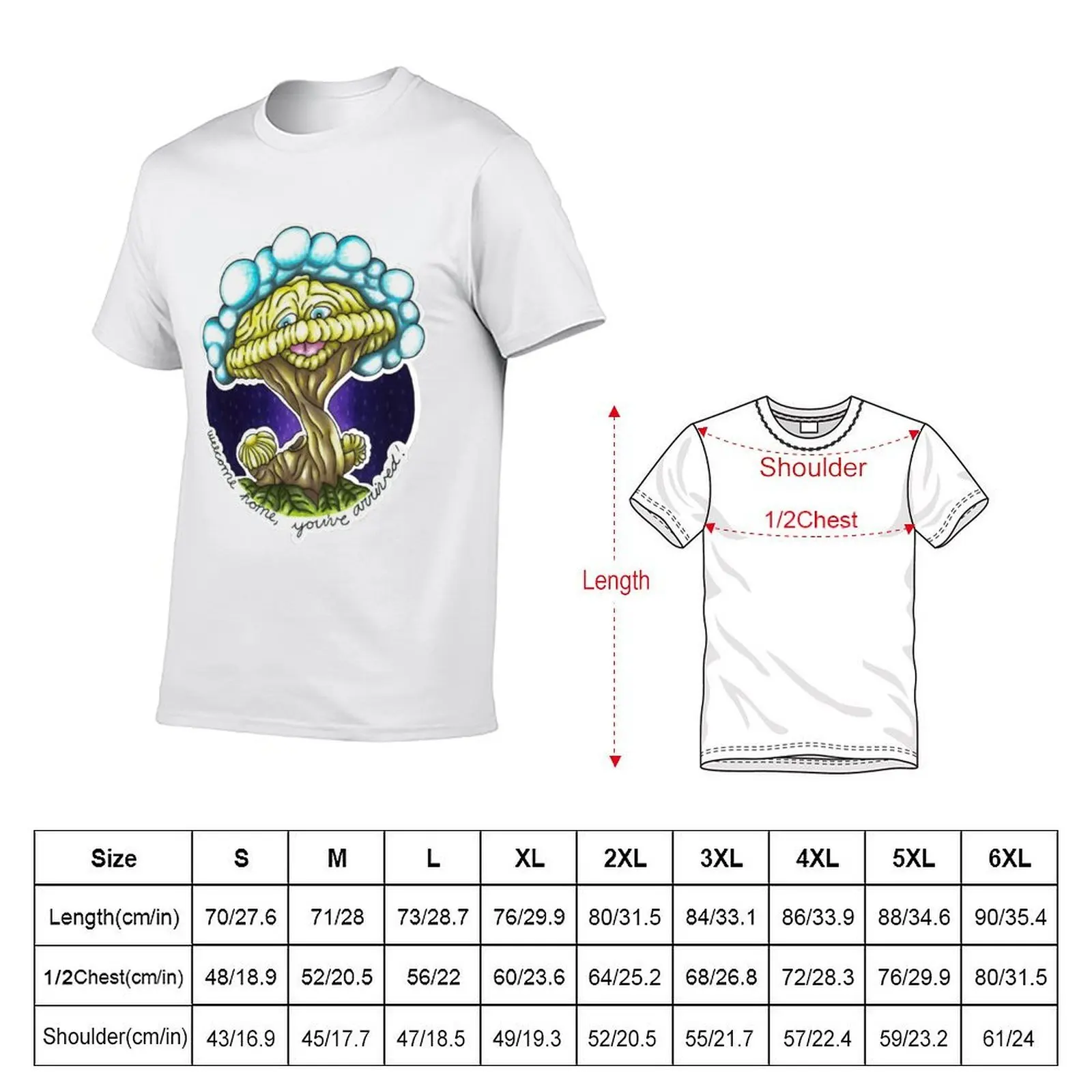 Welcome Home, You've Arrived! T-Shirt t shirts for man cotton soft man t shirt heavy cotton anime tshirt T-shirt