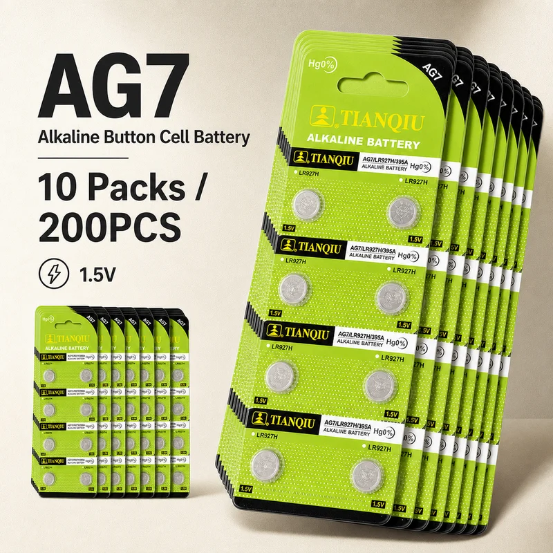 Alkaline Button Cell Battery AG7 395 SR927SW 1.5V Coin Battery LR927 LR57 399 395A For Watch Toy Remote Control