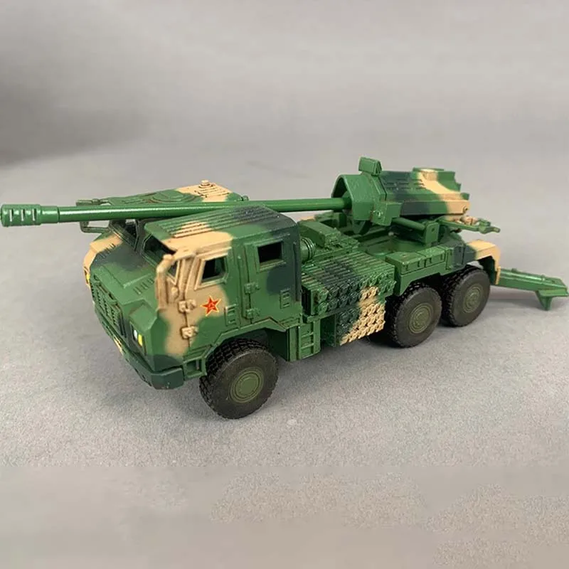 

1/72 Scale Chinese PCL181 6-wheel Truck Gun Simulation Resin Car Model Static Display Collectible Toy Gift Souvenir Decoration