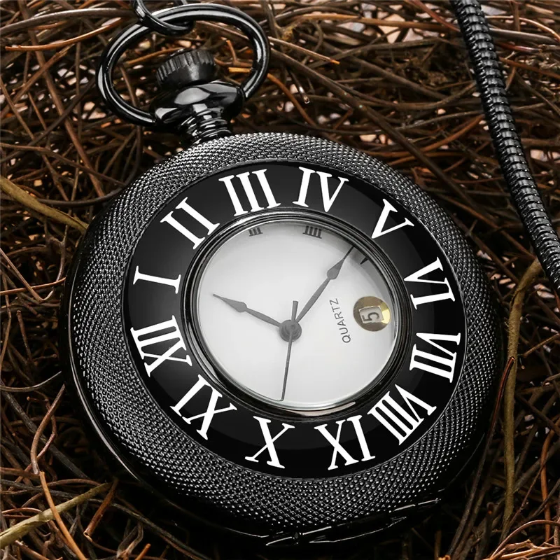 Vintage Style Hollow Out Cover Engraved Roman Number Quartz Pocket Watch for Men Women Fob Pendant Chain Collectable Clock Gift