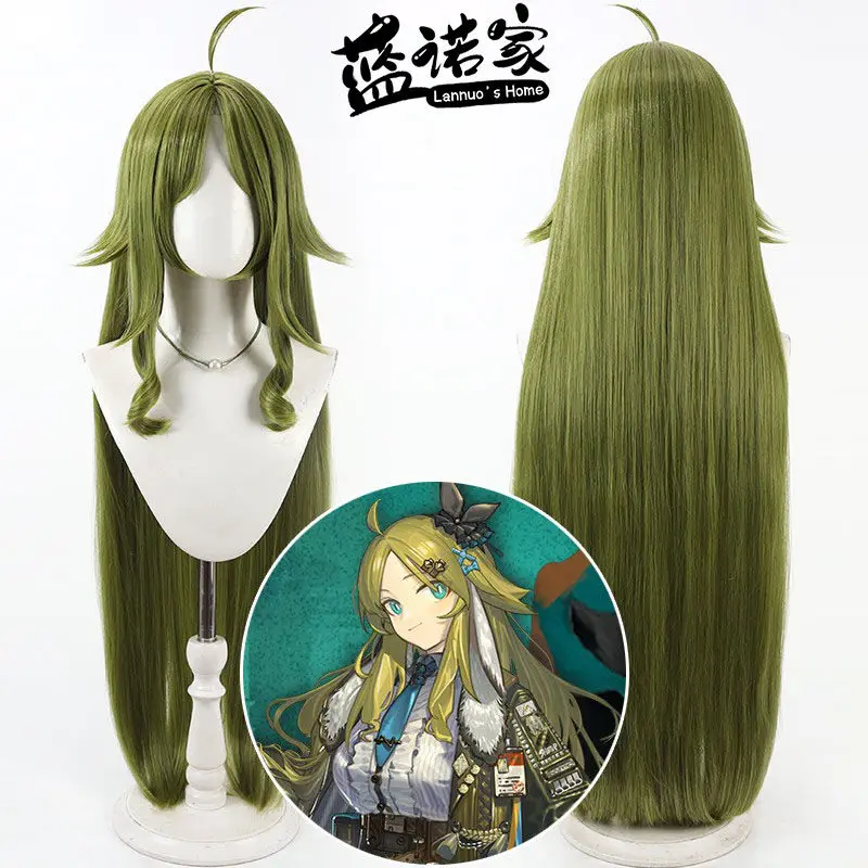 anime-arknights-liselle-cosplay-wig-halloween-carnival-party-props-synthetic-hair-heat-resistant-fiber-wig-cap