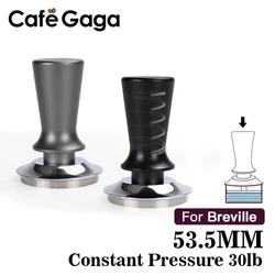 53.5mm Coffee Tamper Constant Pressure 30lb Springs Calibrated Tamping For Breville Sage Tools Flat Base Espresso  Accessories