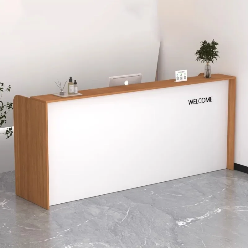 Beauty Simple Salon Reception Desk Counter Luxury Office Reception Desks Modern Simple Recepcion Desk Commercial Furniture