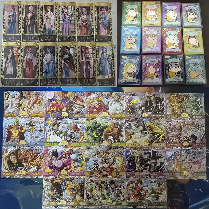 Tarjetas Coleccionables Oka 8 Anime One Piece SSR UR NFP SSP MKP SIP NSP SXP de Luffy, Zoro, Nami, Usopp, Sanji, Robin, Hancock y Uta
