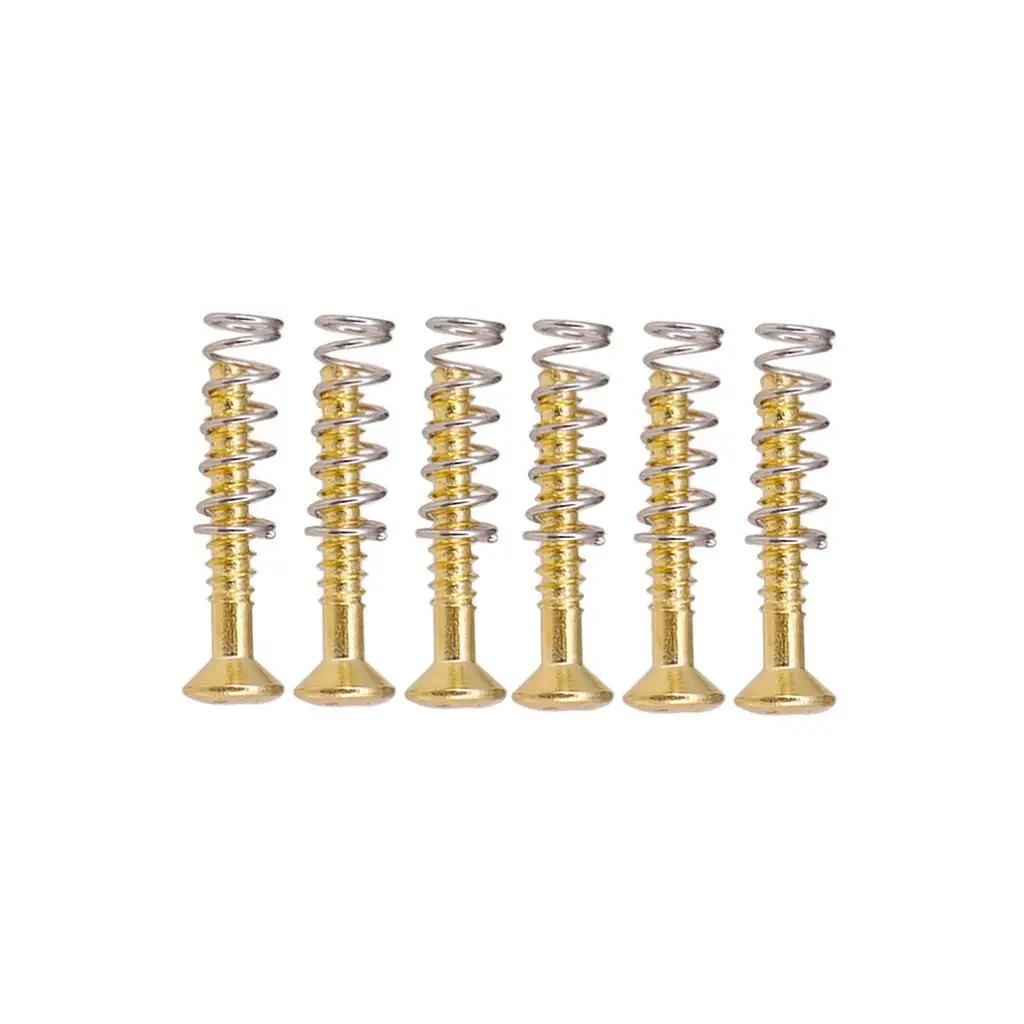 Single Coil Humbucker Pickup Ring Screws Springs Set Acoustic Guitar Magnetic Kit for Electric Guitar Adjustment Maintenance - view 2
