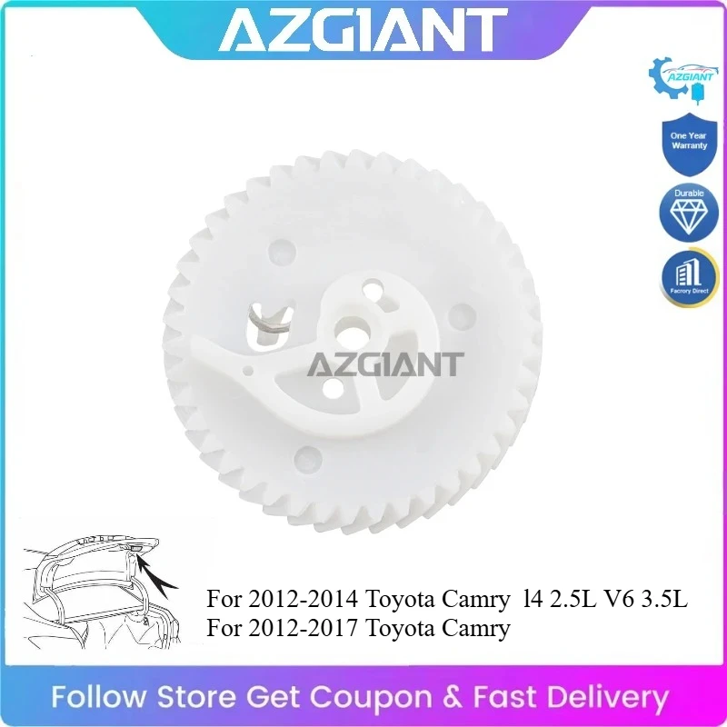 

AZGIANT for 2012-2017 Toyota Camry Trunk Lid Lock Actuator Rear Door Lock Repair Inner Gear Replace DIY Save Money Exact Parts