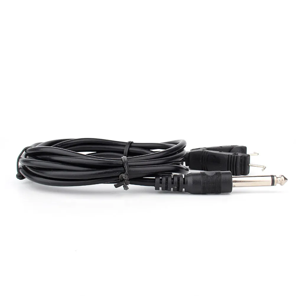 Tattoo Clip Cord Silicone Hook Line with Copper Core and Reinforced Glass Glue Plug for Standard Mono Plug Machine Power Supply