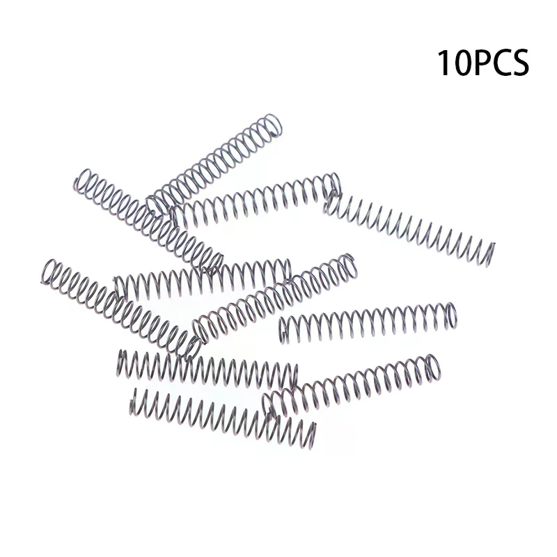 Wire Diameter 0.4mm Miniature Ballpoint Pen Refill Steel Small Compression Springs 10PCS