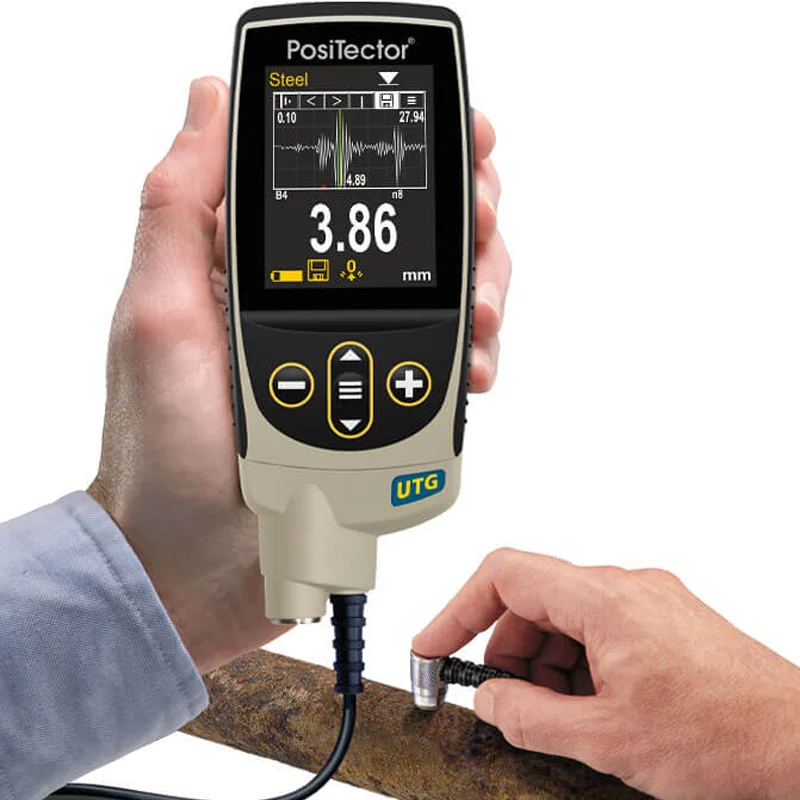 Ultrasonic Thickness Gage Measures Wall Thickness PosiTector  UTG