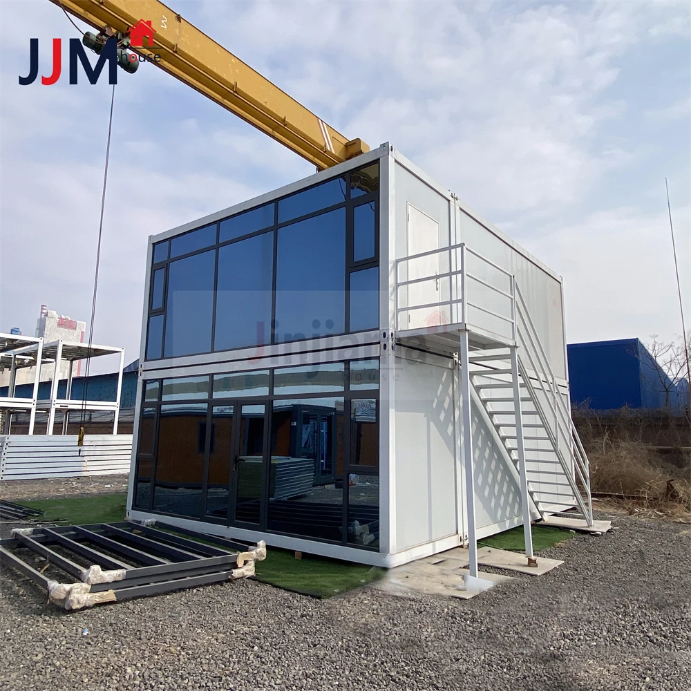 Customized Cheap 20 Ft Prefab House Light Steel Container House Modern Flat Pack Modular Container Homes Tiny Prefabricated Hous