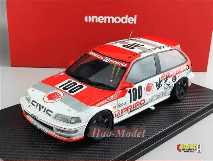 

Одна модель 1/18 для Honda EF9 JTCC # 100 1990-х литая под давлением модель автомобиля из смолы, игрушки для моделирования, подарки на день рождения для мальчиков, хобби, демонстрационные украшения