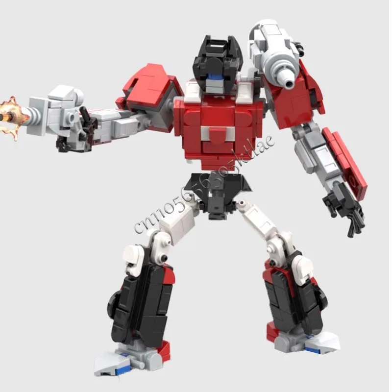 352 ELEMENTY Brickheadz Swipe Edge Bot MOC Personalizowany Modułowy Zestaw Klocków Popularny Model Projekt Zabawka DIY dla Dzieci Prezent na Boże Narodzenie