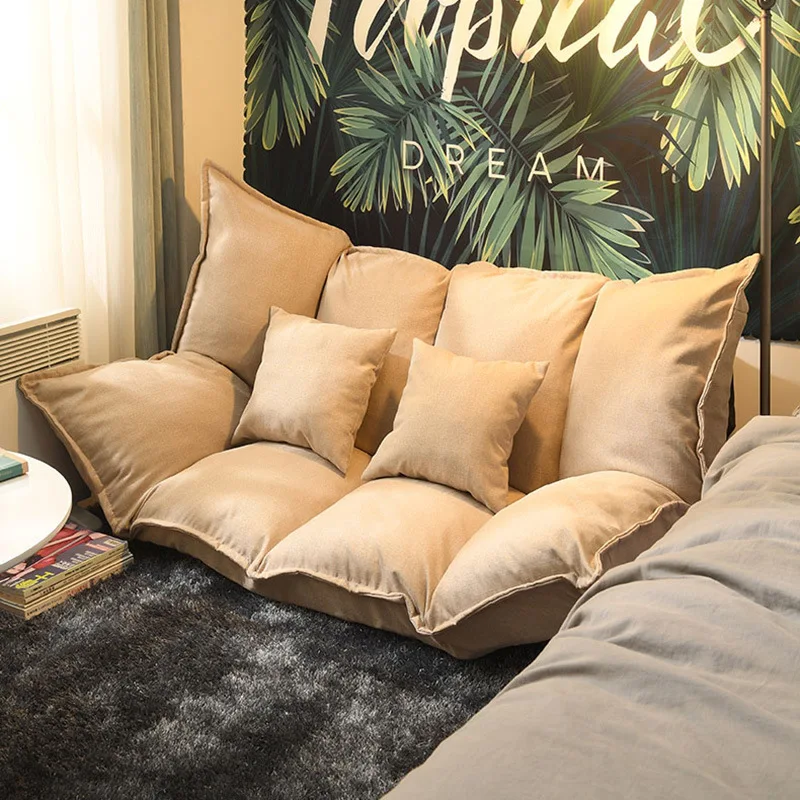 

Tatami folding double small apartment Internet celebrity bedroom single simple floor sofa bed dual-purpose lazy sofa