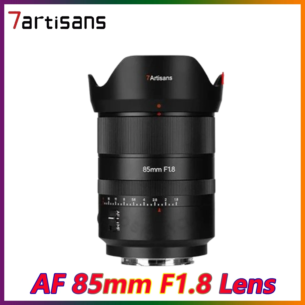 7artisans 85mm F1.8 Auto Focus STM Full Frame Large Aperture Prime Lens for Sony E-A7R A74 A7R4 A7C A6600 Nikon Z Z7II Z6II Z5