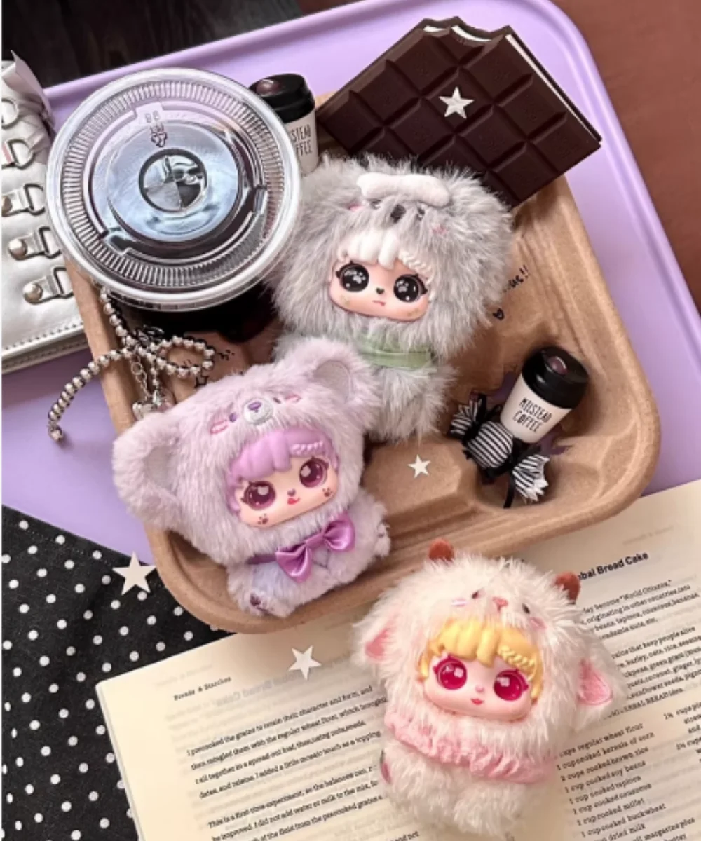 Voor Sanmi Konijn Kleine Schat Hand In Hand Serie Blind Box Rugzak Kawaii Pop Hanger Sleutelhanger Decoratie Mysterieuze Box G