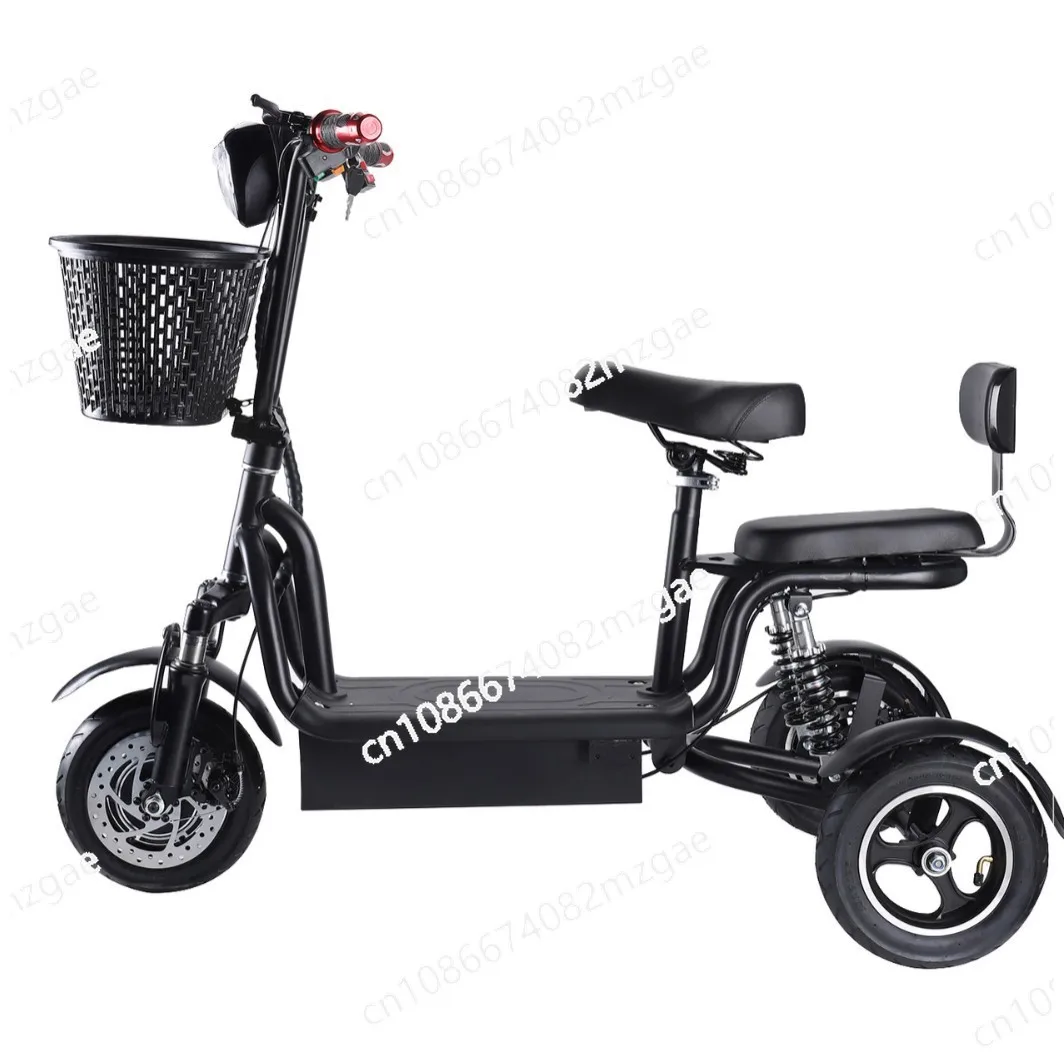 

Транспортный электромобиль, бытовой небольшой детский складной электрический трехколесный велосипед с пикапом и откидной крышкой