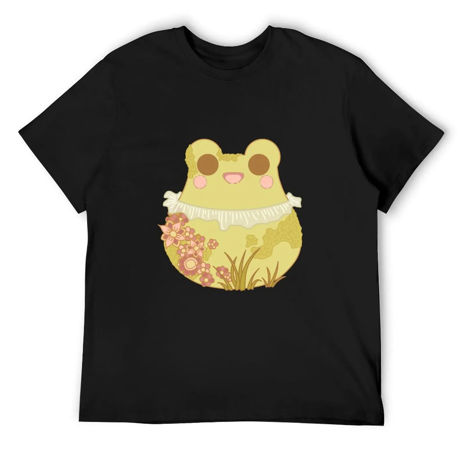 

Flower Frog T-Shirt vintage t shirts new edition plus size tops custom shirt clothing for men