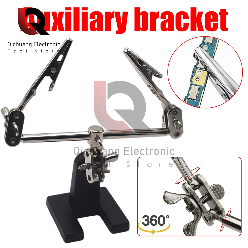 FZ1000 Welding Auxiliary Clip Electric Circuit Board Repair Welding Bracket Adjustable Desktop Soldering Iron Repair Tool