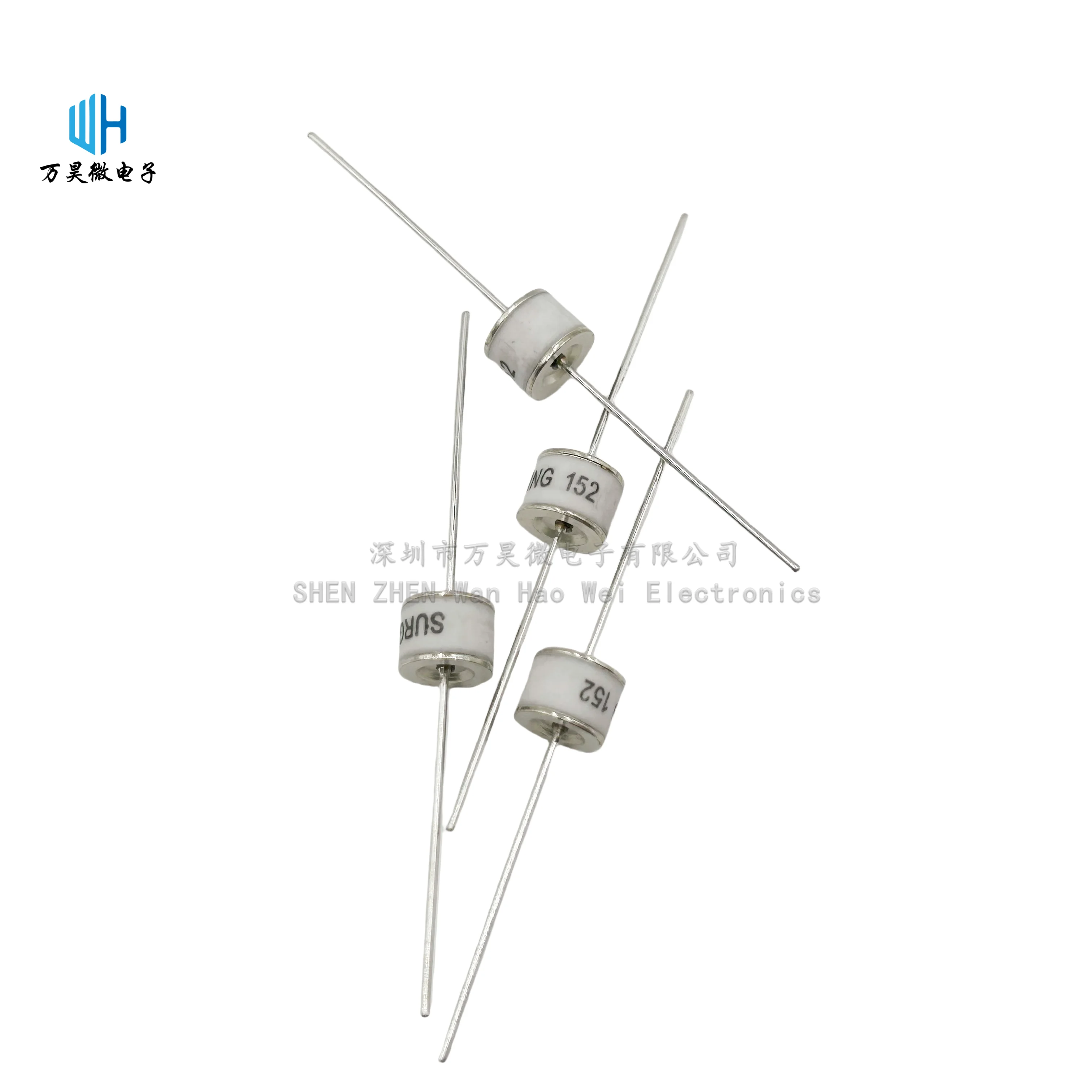 10PCS/LOT 1500V ceramic gas discharge tube 8*6mm 10KA 2RM1500L-8 SXH81-152X 2R1500TB-8 SC2E8 B8G ZM86 1500V Surge protective