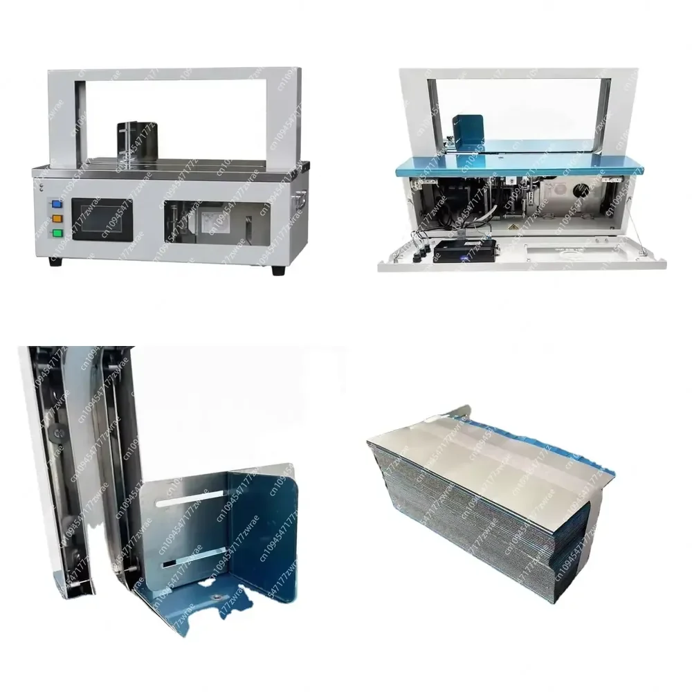 Automatic Belt Tape Banding Packing Machine Socks Wrapping Plastic OPP Film Kraft Paper Strapping Machine