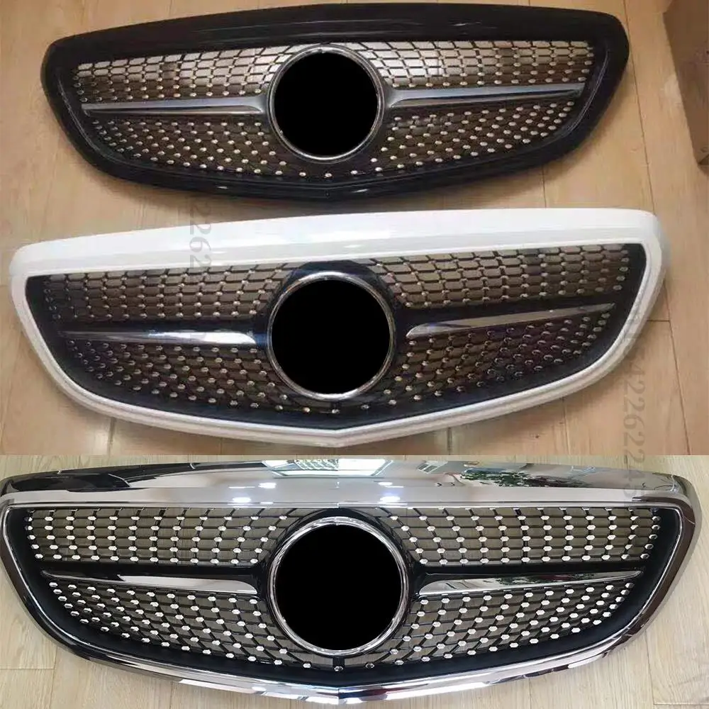 

Front grille racing grille adapted for Mercedes C W205 modified engine hood mesh 2014-2018 Estate C220 C300 C350 body modificati