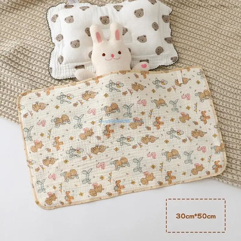 Toalla gasa algodón suave y duradera K9FF, paño para eructar, imprescindible para los padres