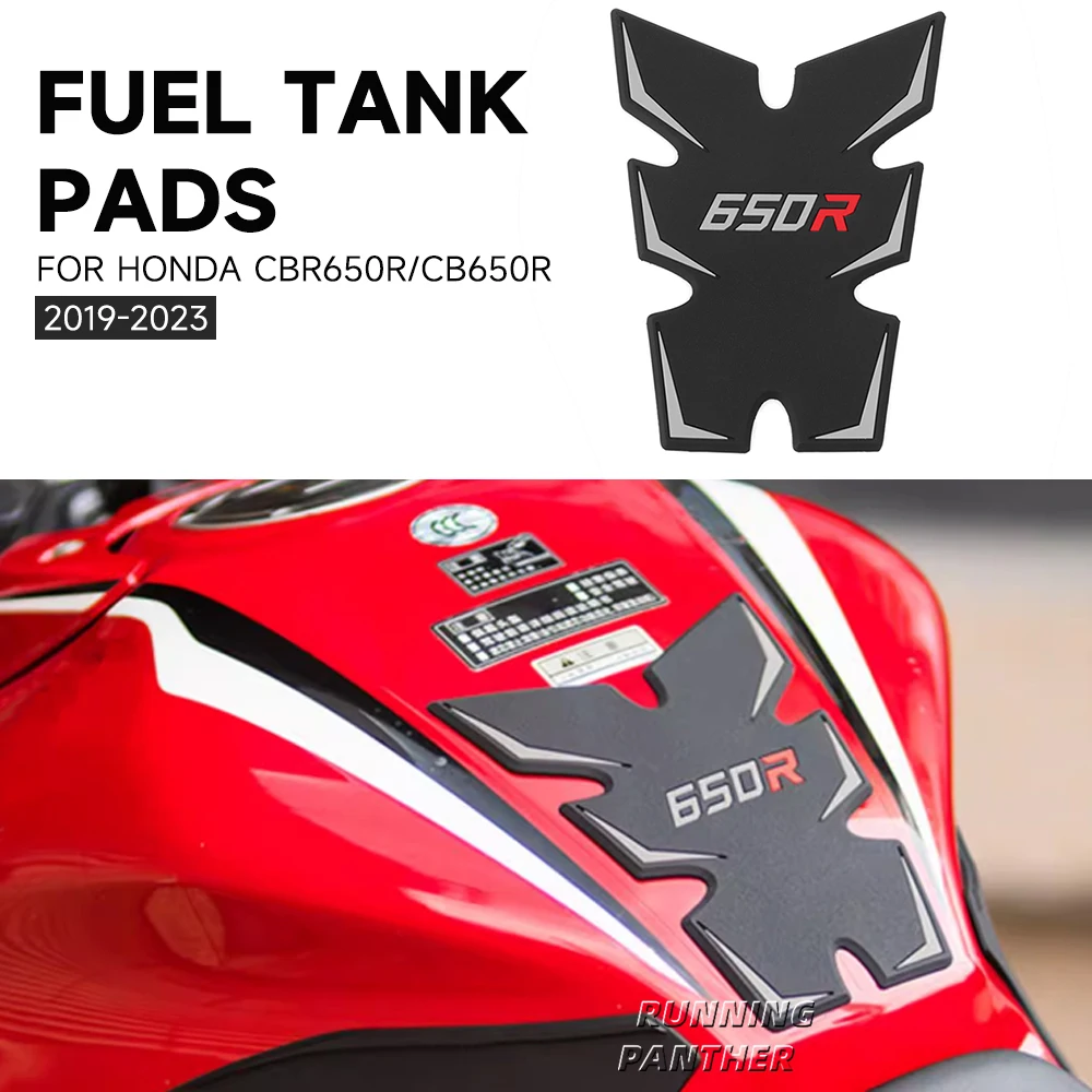 

Motorcycle Anti-Slip Side Fuel Oil Tank Pad Protector Decals Sticker Pads For Honda CB650R CBR 650 R 650R 2019 2020 2021 2023