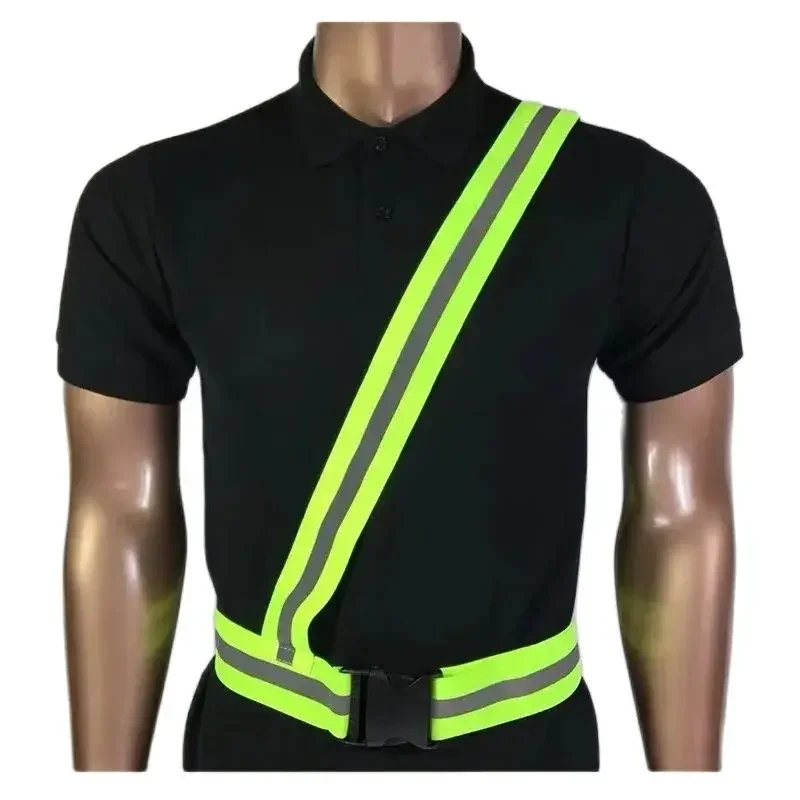 

5CM*2CM Diagonal Reflective Strap Elastic Reflective Clothing Simple Reflective Warning Strip