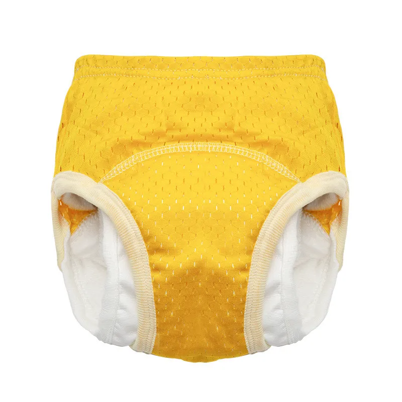 Pantalones de entrenamiento de orinal para bebés, pañales para niños pequeños, bragas de aprendizaje de inodoro reutilizables de malla transpirable,