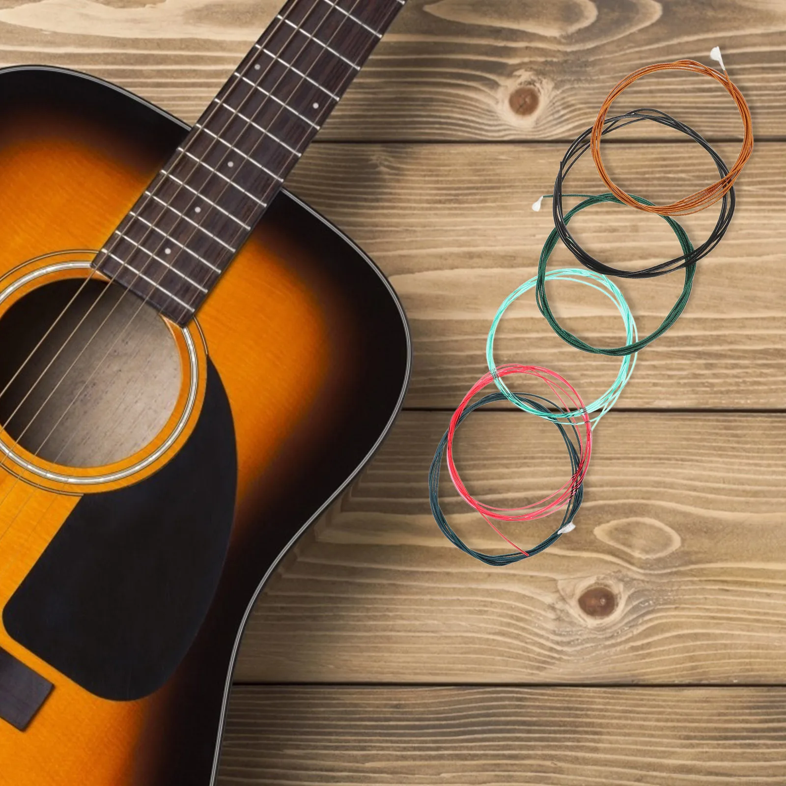 

1Set Classical Guitar String Replacement Set Sturdy Materials Vibrant Sound Longevity Ideal for All Skill Levels Complete
