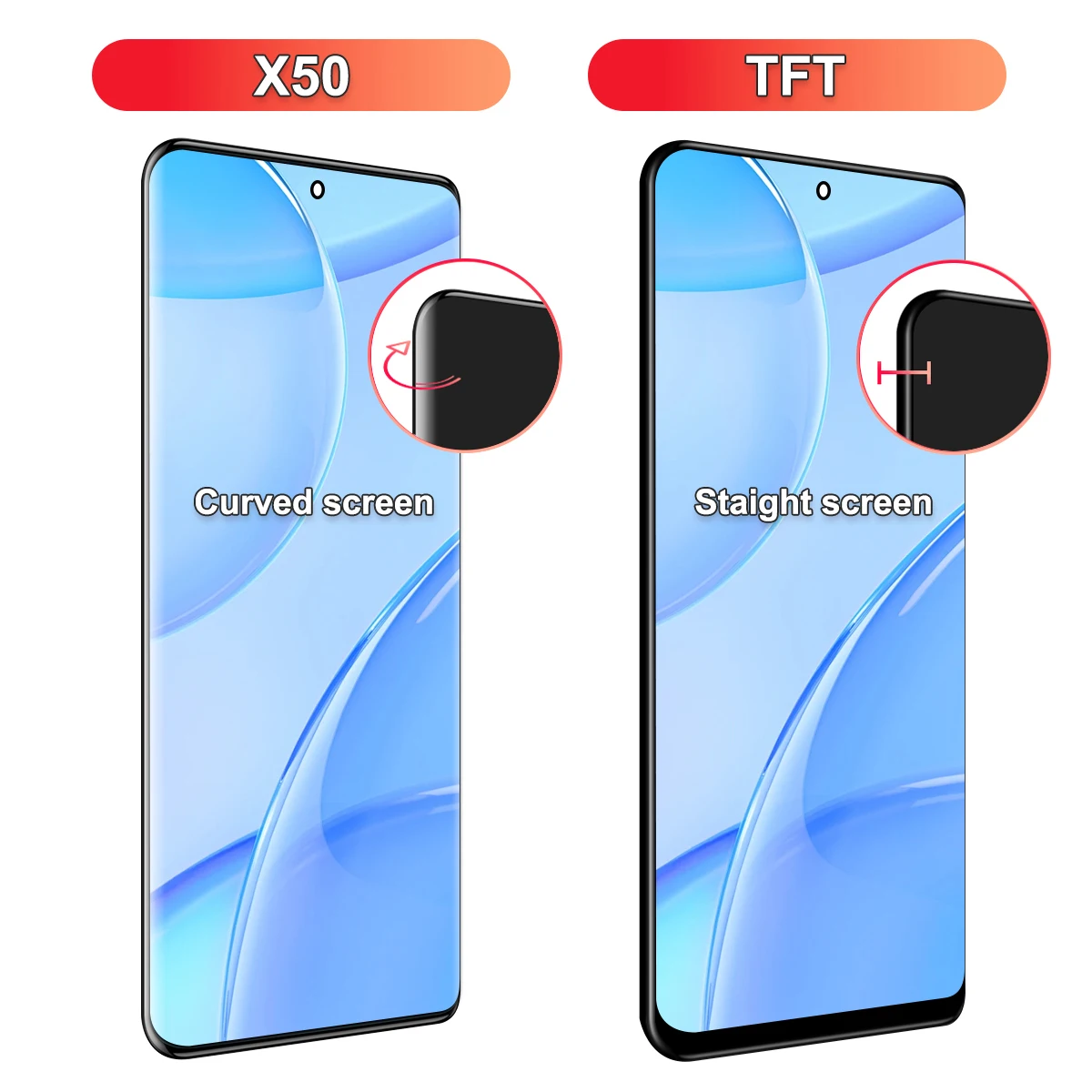 magicflex screen pro ultra bright sl66用 Tela OLED Magic6 Lite para Honor X50 ALI-NX1, Display LCD com