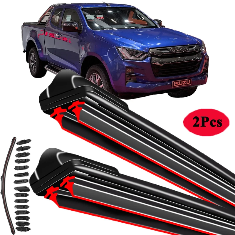 

For Isuzu D-Max Chevrolet RA RC RT RG Rodge KB Pick Up 2002-2024 Car Windshield Wiper Blade Front Windscreen Brushes Accessories