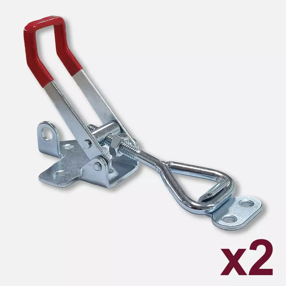 2pcs Car Toggle Clamp Latch Truck Trailer Fastener Latch Adjustable Quick Release Door Clamp Catch Clasp Car Accessories