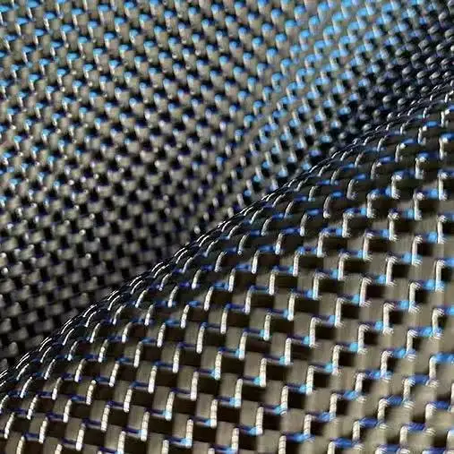 3K200g 40''/100cm Metall-Draht-Kohlefaser-Gewebe Gold Grün Blau Rot+Silber/Silber+Silber Gemischtes Gewebtes Farbiges Kohlefaser-Gewebe – Detail 6