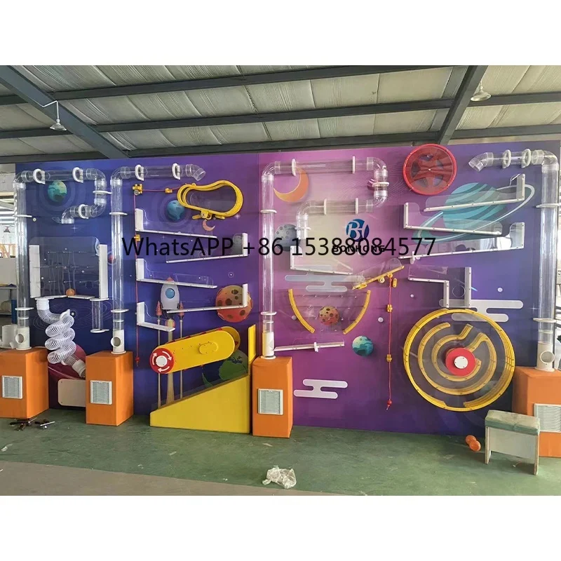 

Bonhong High Quality Soft Play Equipment Air Maze Tube for Interactive Ball Wall Game for Indoor Playground Kids