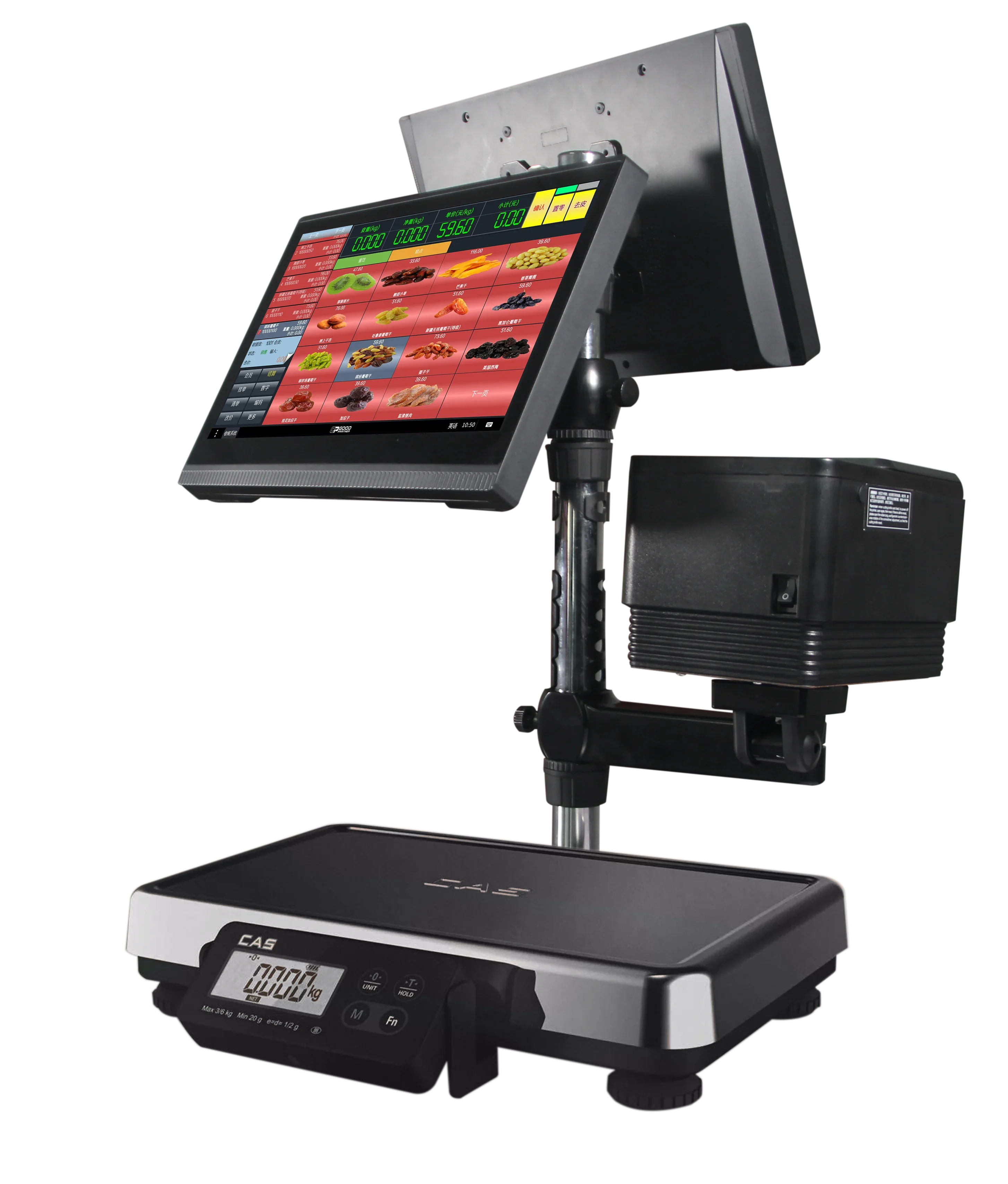 2026 HDD-780 15.6'' Full HD Display All In One POS System Machine With Software Android Win OS Touch Panel Financial Equipment