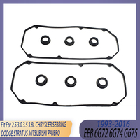 Engine Valve Cover Gasket Set Fit 2.5 3.0 3.5 3.8 L GAS EEB 6G72 6G74 6G75 For CHRYSLER SEBRING DODGE STRATUS MITSUBISHI PAJERO