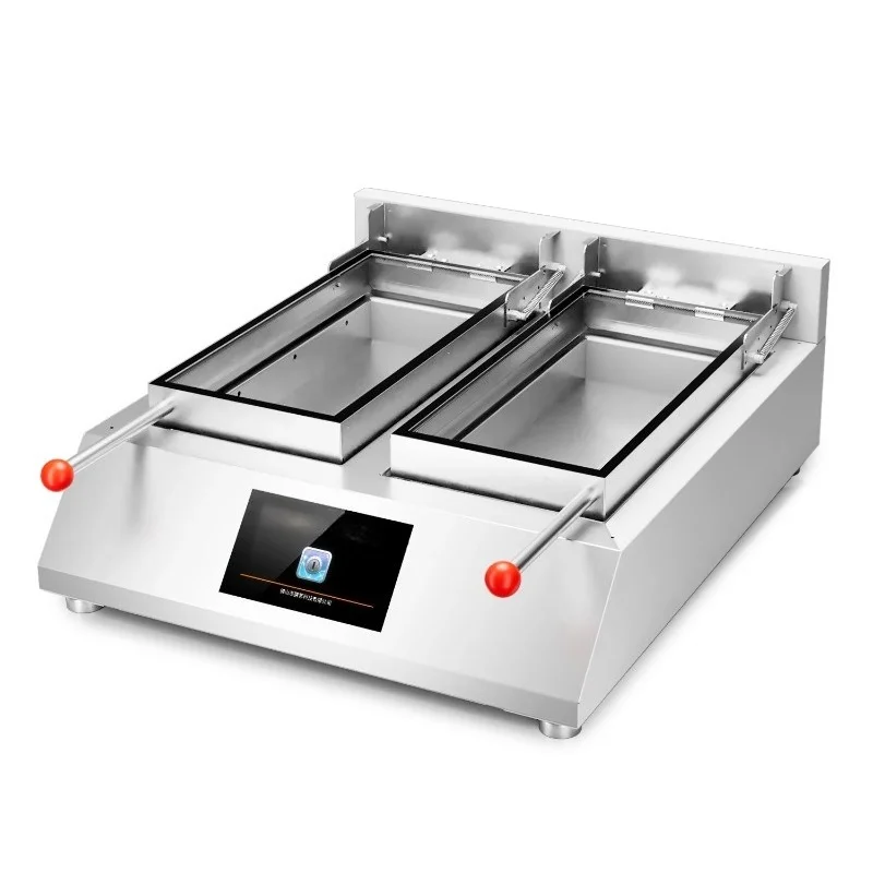 

High quality and easy operation portable frying machine manual frying pan electric automatic dumpling frying pan machine