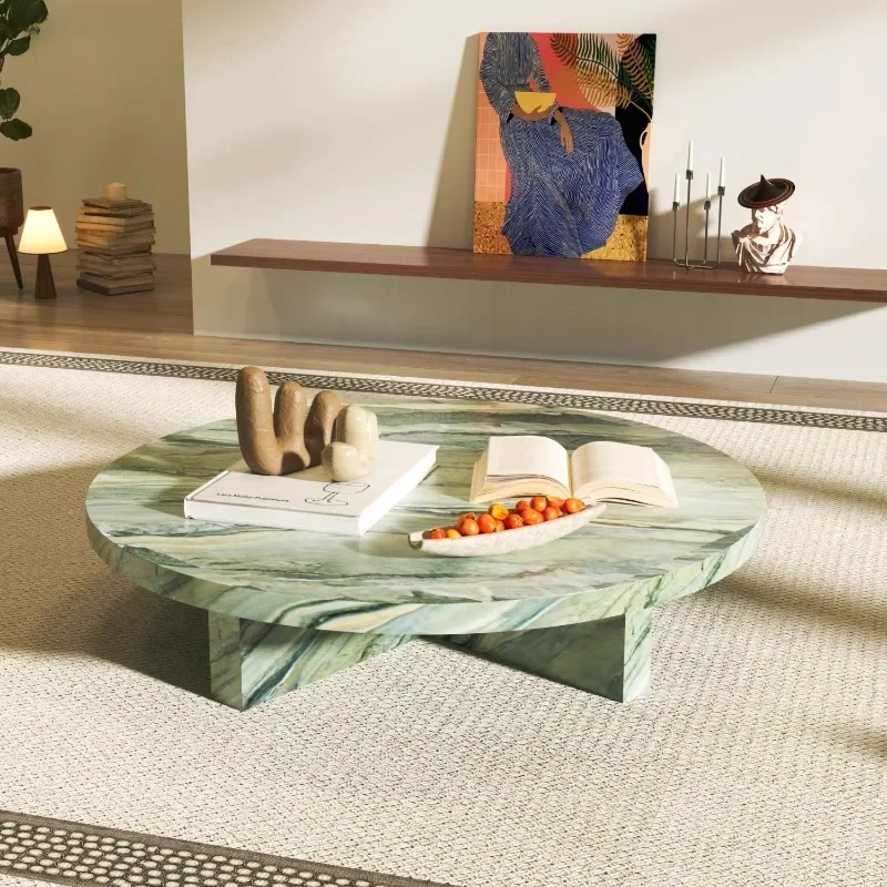 

-+Aesthetic Simple Coffee Table Unique Design Glam Floor Coffee Table Organizer Italian Meubles De Salon Furniture Accessories