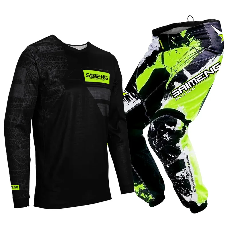 

motorcycle suit cross child 4 5 6 7 8 year motocross gear set MX Customize name number Enduro boy girl off-road MTB jersey pant