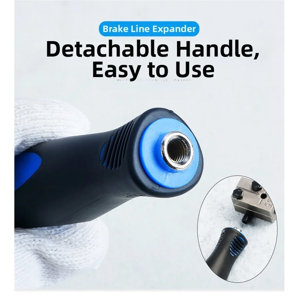 

Reaming Machine Brake Pipe Oil Pipe Air Conditioning Pipe Reamer Mushroom Head Tool Brake Pipe Mushroom Head Alloy Blue